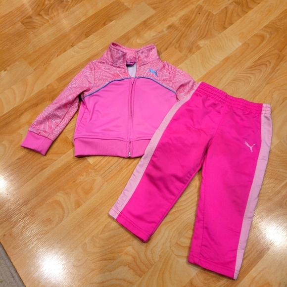 Puma Other - Puma track suit full zip top and bottom size 12 months